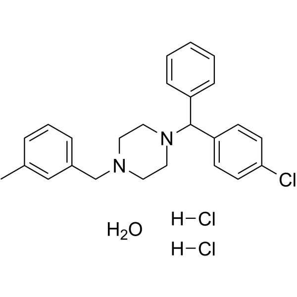 Meclizine dihydrochloride monohydrate (Meclizine dihydrochloride monohydrate; Meclizine dihydrochlor